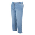 True Denim Light Blue - Side - Regatta Womens-Ladies Bayletta Capri Trousers