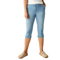 True Denim Light Blue - Lifestyle - Regatta Womens-Ladies Bayletta Capri Trousers