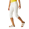 White - Lifestyle - Regatta Womens-Ladies Bayletta Capri Trousers
