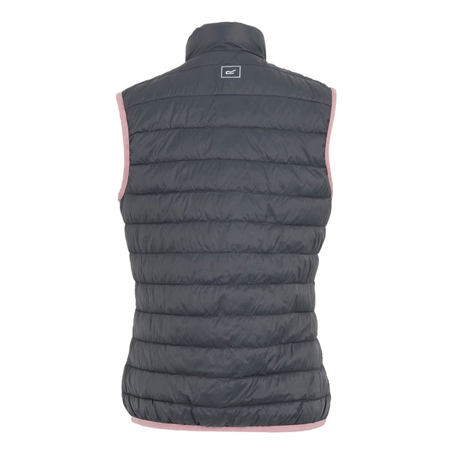 Seal Grey-Lilas - Back - Regatta Womens-Ladies Hillpack II Gilet