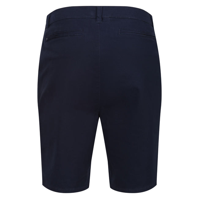 Navy - Back - Regatta Mens Sabden Chino Shorts