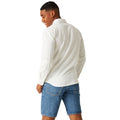 White - Pack Shot - Regatta Mens Babbinswood Linen Shirt