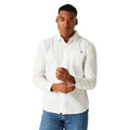 White - Lifestyle - Regatta Mens Babbinswood Linen Shirt