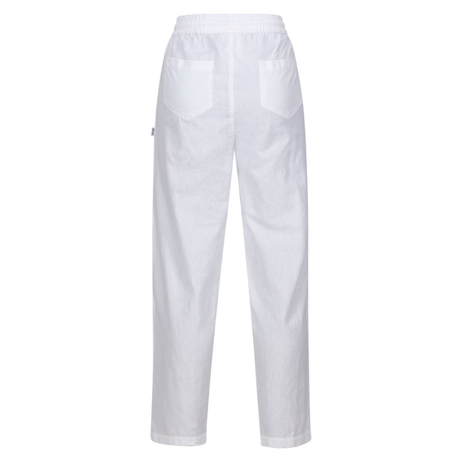 White - Back - Regatta Womens-Ladies Corso Trousers