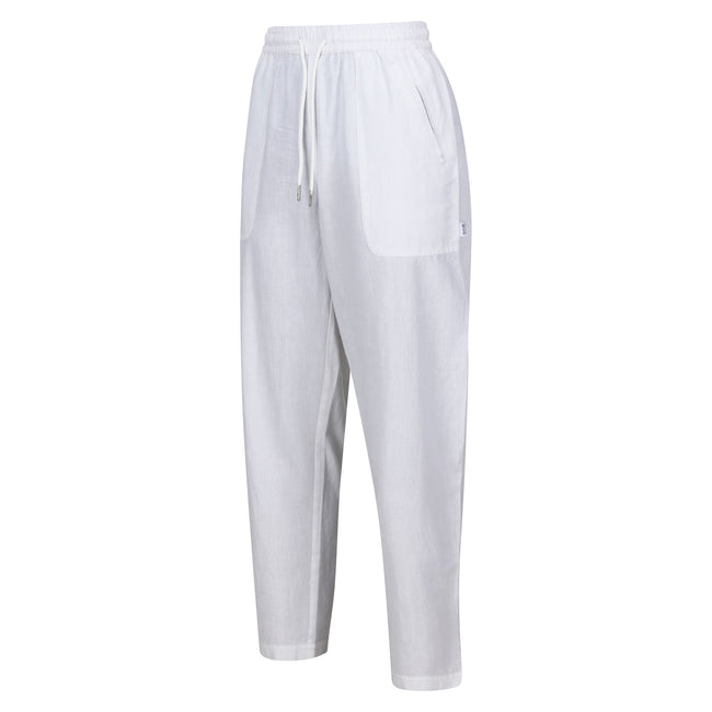 White - Side - Regatta Womens-Ladies Corso Trousers