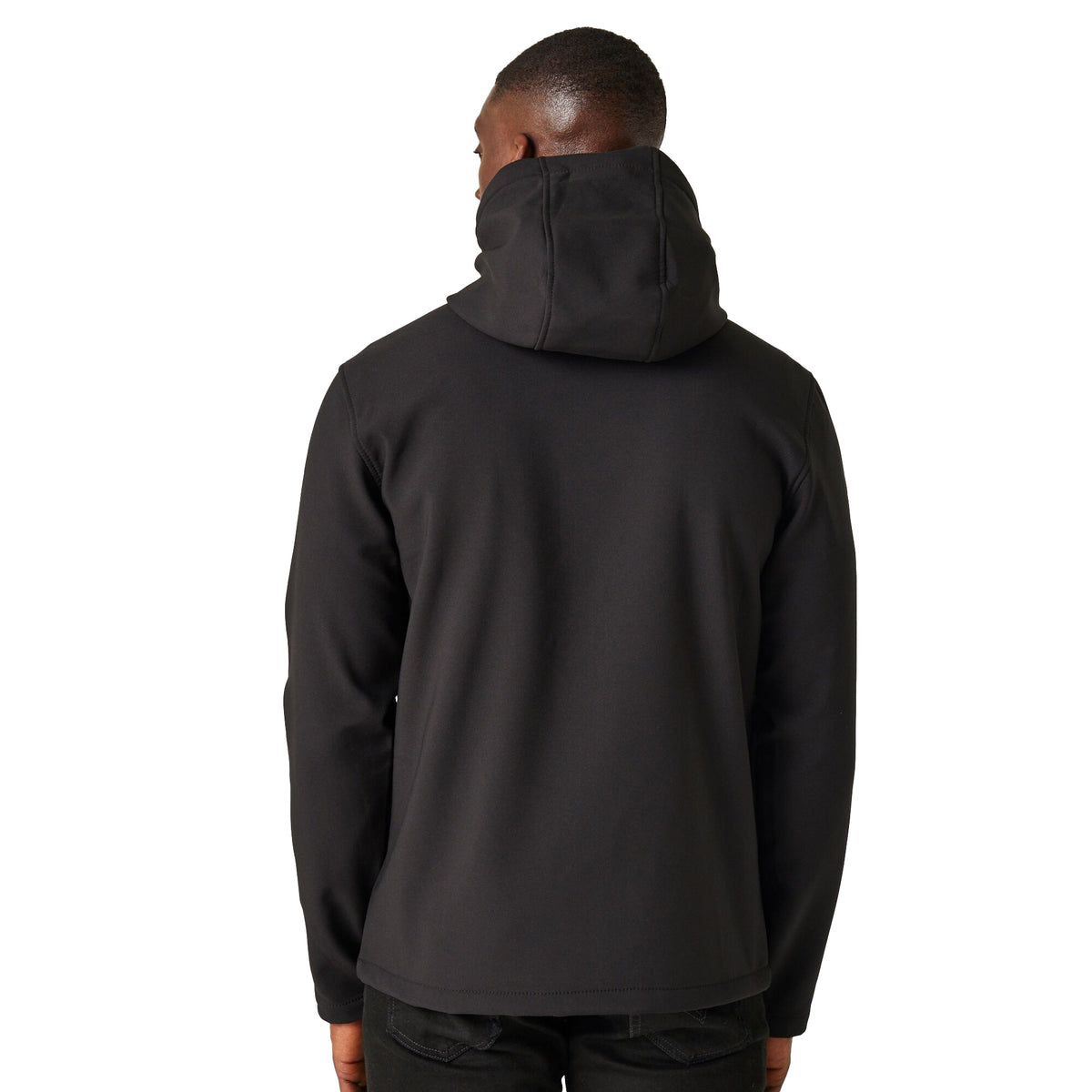 Black-Classic Red - Lifestyle - Regatta Professional Mens 2 Layer Soft Shell Jacket