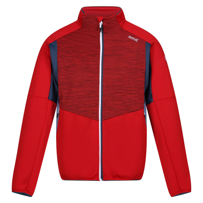 Danger Red-Moonlight Denim-Coronet Blue - Front - Regatta Mens Yare VIII Full Zip Jacket