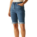 True Denim Light Blue - Side - Regatta Womens-Ladies Erdre Casual Shorts