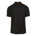 Black-Orange Pop - Back - Regatta Professional Mens Short-Sleeved Polo Shirt