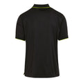 Black-Lime Green - Back - Regatta Professional Mens Short-Sleeved Polo Shirt