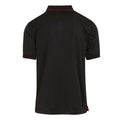 Black-Classic Red - Back - Regatta Professional Mens Short-Sleeved Polo Shirt