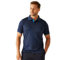 Navy-French Navy - Side - Regatta Professional Mens Short-Sleeved Polo Shirt