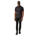Black-New Royal - Pack Shot - Regatta Professional Mens Short-Sleeved Polo Shirt