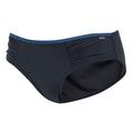 Navy-Brightest Blue - Side - Regatta Womens-Ladies Aceana Plain Bikini Bottoms