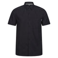 Black-Ash - Front - Regatta Mens Mindano VIII Diamond Short-Sleeved Shirt