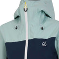 Moonlight Denim-Mint Green - Lifestyle - Dare 2B Womens-Ladies Traversing II Waterproof Jacket