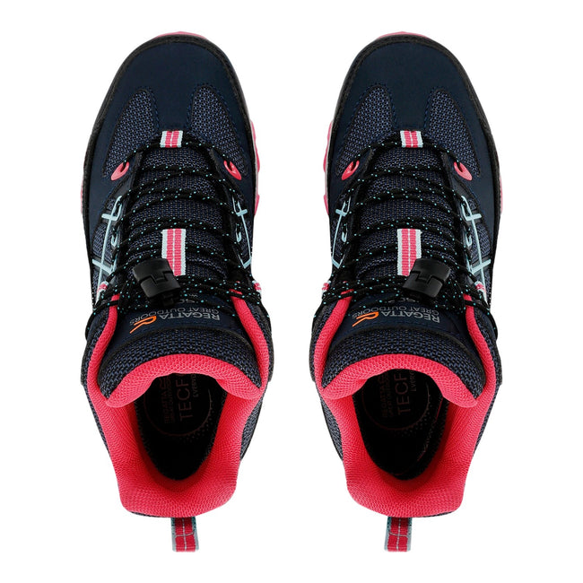 Navy-Pink Potion - Lifestyle - Regatta Childrens-Kids Samaris III Walking Boots
