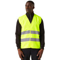Yellow - Side - Regatta Professional Unisex Adult Printable Hi-Vis Vest