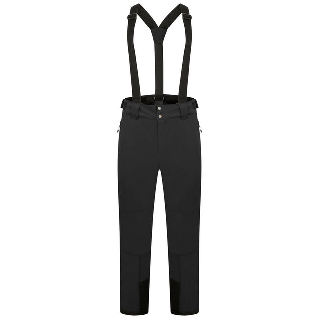 Black - Front - Dare 2B Mens Achieve Insulated Waterproof Ski Trousers
