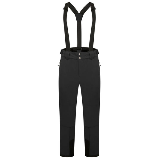 Black - Front - Dare 2B Mens Achieve Insulated Waterproof Ski Trousers