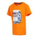 Persimmon - Side - Regatta Childrens-Kids Bosley VII Surfboard T-Shirt