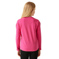 Hot Pink - Lifestyle - Regatta Childrens-Kids Wenbie III Hearts & Flowers Long-Sleeved T-Shirt