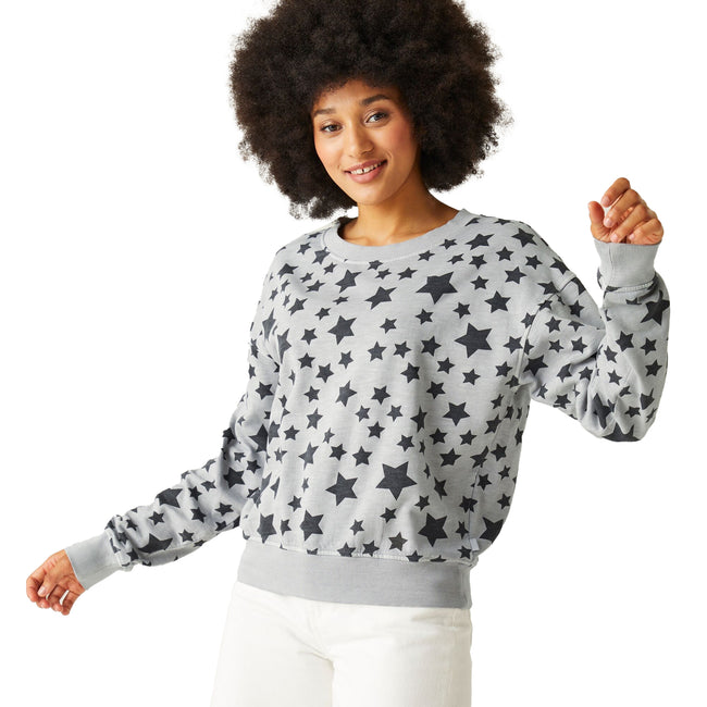Cyberspace Marl - Lifestyle - Regatta Womens-Ladies Avika Star Sweatshirt