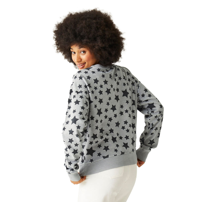 Cyberspace Marl - Pack Shot - Regatta Womens-Ladies Avika Star Sweatshirt