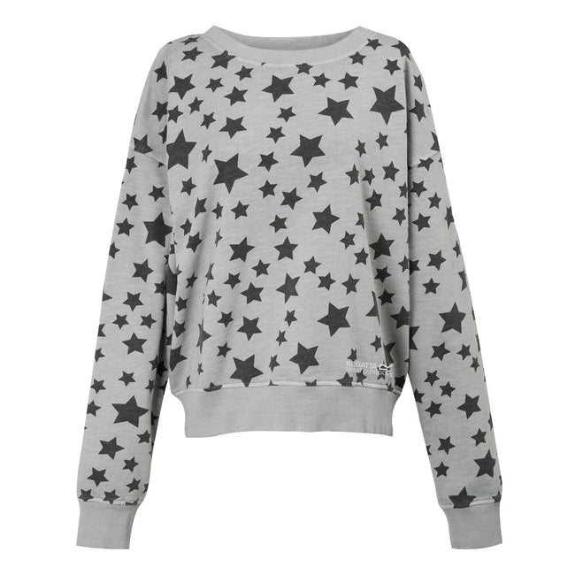 Cyberspace Marl - Front - Regatta Womens-Ladies Avika Star Sweatshirt