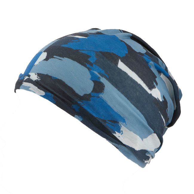 Snorkel Blue - Back - Regatta Childrens-Kids Multitube II Flower Snood