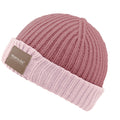 Dusty Rose-Lotus Pink - Back - Regatta Childrens-Kids Connora Fisherman Logo Beanie