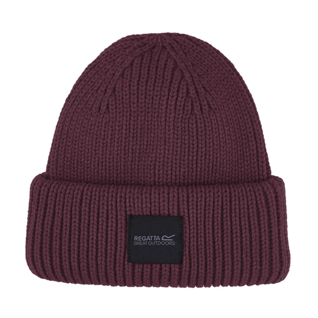 Fig - Front - Regatta Unisex Adult Connora Fisherman Christian Lacroix Knitted Beanie