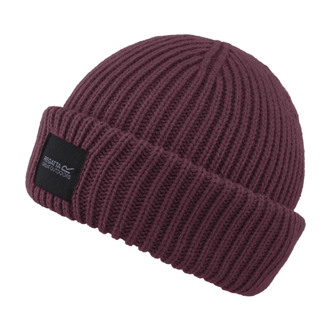 Fig - Back - Regatta Unisex Adult Connora Fisherman Christian Lacroix Knitted Beanie