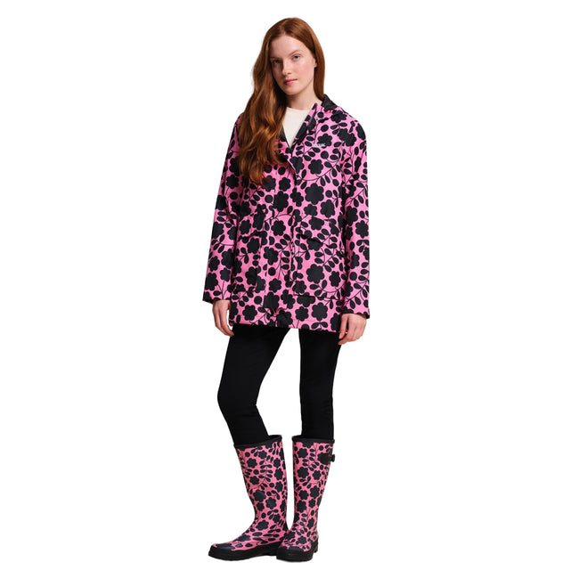Pink - Lifestyle - Regatta Womens-Ladies Orla Kiely Swing II Floral Waterproof Jacket