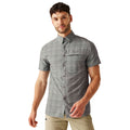 Treetop - Lifestyle - Regatta Mens Checked Packaway Travel Shirt