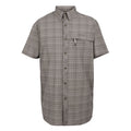 Treetop - Front - Regatta Mens Checked Packaway Travel Shirt