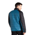 Kingfisher Blue-Black - Pack Shot - Dare 2B Mens Descending II Baffled Padded Jacket