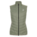 Olivine Green - Front - Dare 2B Womens-Ladies Liven Baffled Gilet