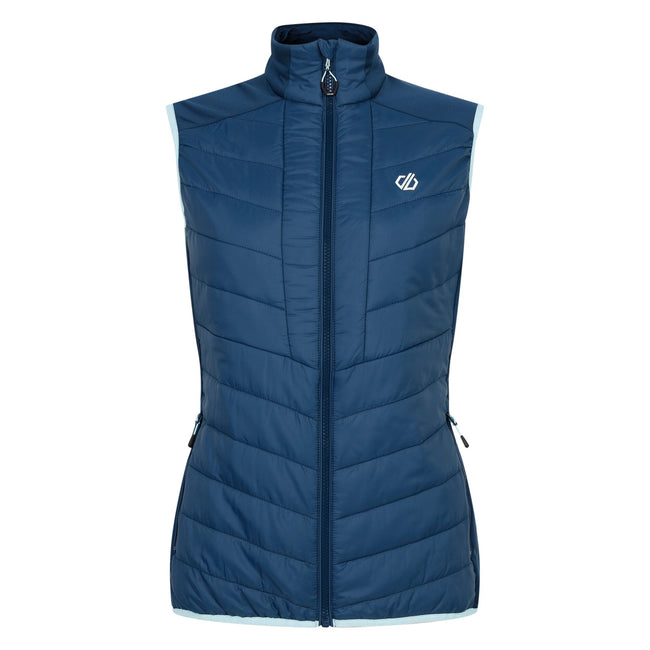 Moonlight Denim - Front - Dare 2B Womens-Ladies Liven Baffled Gilet