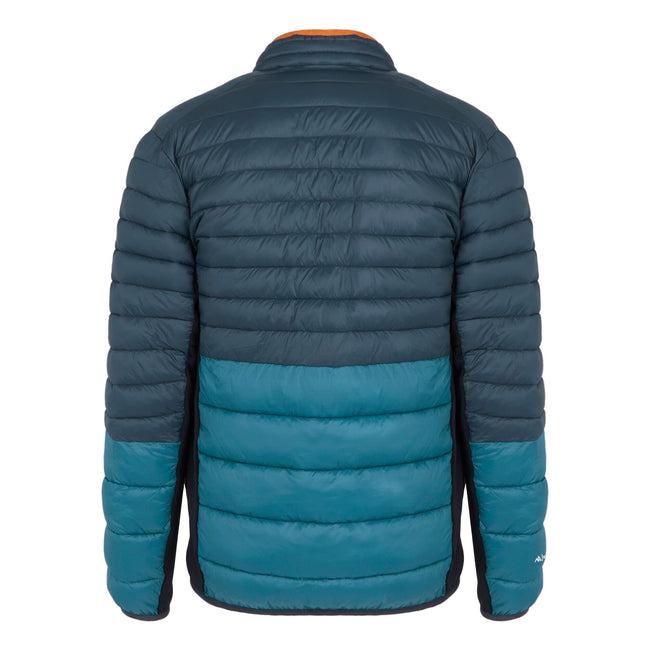 Moonlight Denim-Moroccan Blue - Back - Regatta Mens Leedre Colour Block Hybrid Jacket