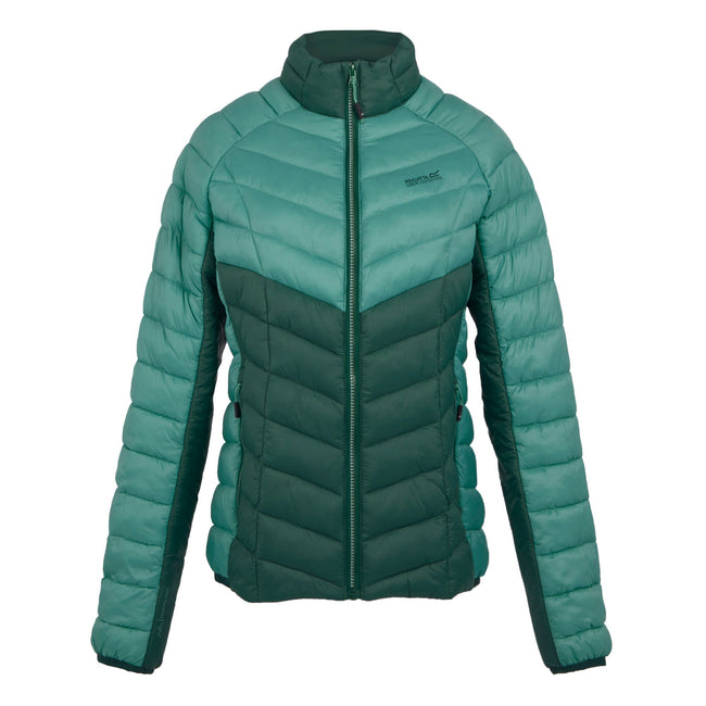 Dusty Green-Rainforest - Front - Regatta Womens-Ladies Dalent Quilted Jacket