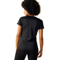 Black - Pack Shot - Regatta Womens-Ladies Fingal VIII Enjoy Every Moment T-Shirt