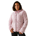 Rumba Red - Lifestyle - Regatta Womens-Ladies Zelpha Fluffy Hooded Fleece Jacket