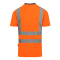 Orange - Back - Regatta Professional Mens Hi-Vis Safety T-Shirt