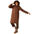 Dark Brown - Lifestyle - Regatta Womens-Ladies Jaycee II Padded Jacket