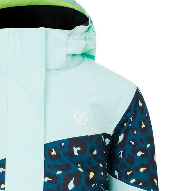 Blue - Lifestyle - Dare 2B Childrens-Kids Humour III Cheetah Print Ski Jacket