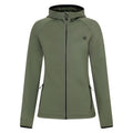 Olivine Green - Front - Dare 2B Womens-Ladies Density Core Stretch Midlayer