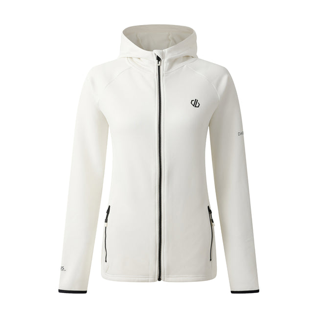 Egret - Front - Dare 2B Womens-Ladies Density Core Stretch Midlayer