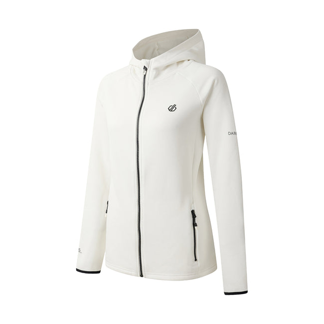 Egret - Side - Dare 2B Womens-Ladies Density Core Stretch Midlayer