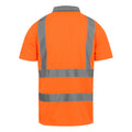 Orange - Back - Regatta Professional Mens Hi-Vis Polo Shirt